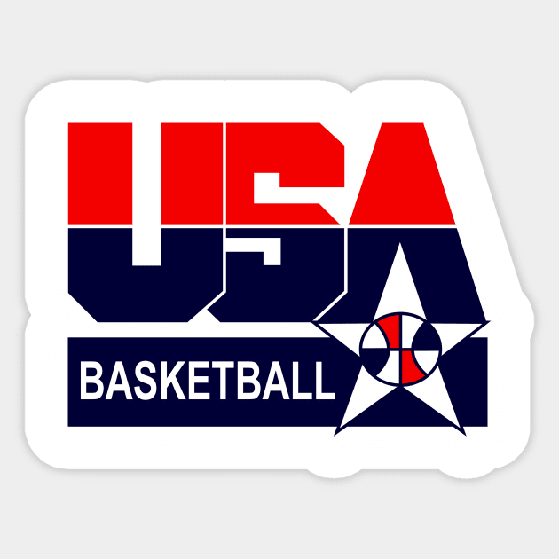 USA Bball America Basketball Sticker by GIANTSTEPDESIGN